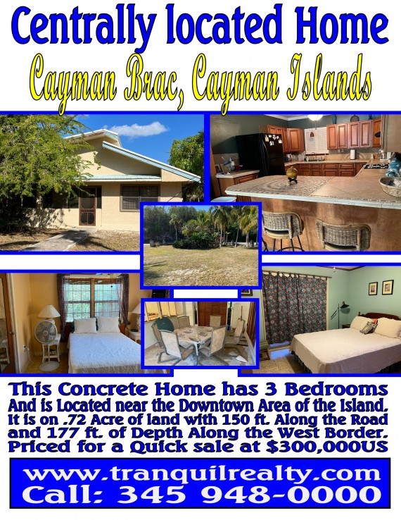 Cayman Brac Real Estate Property Listings, Pictures, Investment