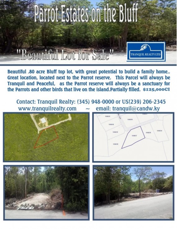 Parrot Estates ~ Cayman Brac